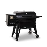 PIT BOSS Navigator 1150 Pelletgrill, schwarz, Stahl, 162 x 94 x 119 cm, mit digitalem Display