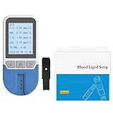 Wsexyy Cholesterin -Testmesser, Multifunktions -Lipid -Monitor -Messgerät Für TC TG HDL LDL, Blutlipid -Tester Mit 25 Strips, 200 Sätze Von Speicherwerten, Für Die Gesundheit des Home Lipid Analyzer