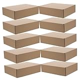 SHINEOFI 25er Boxen Flugzeugkarton Paketboxen Flugzeugkisten Versandkartons Für Kleine Unternehmen Express-boxen Kartons Für Den Versand Kleine Schachteln Zum Verpacken Brown Papier