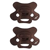 Difrax - Natürlicher Schnuller - 20+ Monate - Braun - 2 Stück