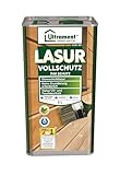 Ultrament Vollschutz-Lasur 7-in-1, nussbaum, Holzschutz, 5 Liter