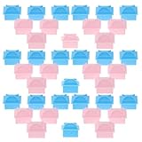 Abaodam 80 Stück Ersatzhaus und Hotel Spielstein aus Kunststoff Bunt Kompatibel mit Monopoly Spielzubehör für Brettspiele Strapazierfähig und Detailreich