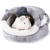 JanYoo Kleintierhöhle für Chinchilla, Igel, Meerschweinchen, Käfigzubehör, Spielzeug, für Bartagame, Hamster, Frettchen, Ratte