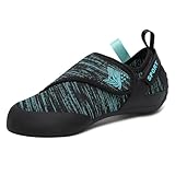 ZHENSI Damen Kletterschuhe Anfänger Boulderschuhe Leichtgewicht Für Indoor Kinder,Blau,34 EU