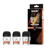 SMOK Novo 5 Vape Pod Ersatz Kartusche Mesh 0.6 Ohm MTL RDL 3 ml Top Füllung Nachfüllbar Kompatibel mit Novo 5 und Novo 6 Auslaufsicher Magnetische Verbindung Beste Leistung 18 W 3er-Pack Ohne Nikotin