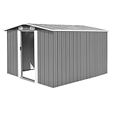 Home & Garden-Gartenhaus 257x298x178 cm Metall grau Möbel Wahl