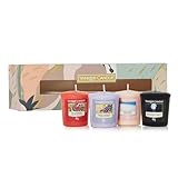 Yankee Candle Geschenk-Set | 4 gefüllte Votivduftkerzen | Sojawachsmischung | Perfekte Geschenke für Frauen