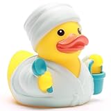 Duckshop I Badeente Wellness I Quietscheente I Quietscheentchen L: 8,5 cm I Geschenk für Frauen I Präsent für Sammler