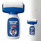 Weciau Wandfarbe Ausbessern Weiß, 500g Wandreparatur Rollbürste, Ausbesserungsfarbe Weiss mit Wandreparaturpaste, Weiße Farbe Wand Ausbessern für Graffiti Kratzer Flecken Risse, Beschädigte Wände