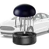 Auto-Lufterfrischer, Quallenform, solarbetrieben, rotierender Luftreiniger, Innenzubehör, Parfüm, Dekoration, Geruchsbeseitiger für Camping, Strand, Geschäftsreisen, tägliches Pendeln, Stadtparken