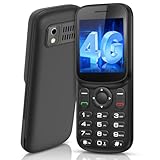 T185 4G Handy Ohne Vertrag mit Dual-SIM-Slot | Kompakt und leicht | 1.8' Farbdisplay | Bluetooth |1000mAh Akku |FM-Radio | LED-Taschenlampe | LTE Prepaid Tastenhandy | All Carrier Kleines Mobiltelefon