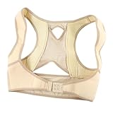 YiQinzcxg Haltungskorrektur Für Frauen Verbessert Den Buckel Unsichtbar Unter Der Kleidung Schmerzlinderung Verstellbare Obere Rückenstütze Buckel Korrekturgürtel