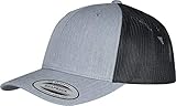 Flexfit Unisex Retro Trucker 2-Tone Baseballkappe, Heather/Black, one Size