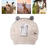 Hundemütze Hunde Ohrenschutz Hut Hund Hundeohrmuffs Hüte Für Hunde Hundeohrschutz Wintertier Strickhut Niedliche Warme Hundelatte Ruhige Ohren Muffs Lärmschutz Hut Beige