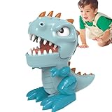 Dinosaurier-Spiel mit Zähnen,Dinosaurier-Zahnarzt-Spiel, Cartoon-Tischbrett, kniffliges Spiel, Push-Tooth-Down-Spiel, Niedliche Zahnarzt-Beißfingerspiele für Familienfreunde und Kinder