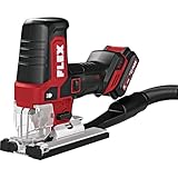 Flex Akku-Stichsäge 12 V JSP 12-EC C (ergonomisch dank SoftGrip-Oberfläche, Absaugstutzen Ø 27 mm, mit LED-Licht, Bürstenloser Motor) 531316