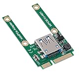PCI-E-Konverter, Praktische 5 * 3 * 0,5 cm Stabile Hochleistungs-Erweiterungskarte, Langlebiges Büro für Laptop-Computer zu Hause