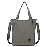 TAN.TOMI Shopper Tasche Damen UmhäNgetasche mit ReißVerschluss,Tote Bag Damen Groß Handtasche Schultertaschen füR Arbeit BüRo Reisen Einkaufen Schule Und Alltag
