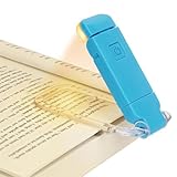Ziennhu Leselampe LED Buchlampe, Leselampe für Bücher im Bett, Augenfreundliches Licht, wiederaufladbar über USB, 2 Helligkeitseinstellungen für Augenschutz