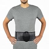 belltop Nabelbruchbandage & Leistenbruch Bandage als Bauchbinde. Bauchgurtel für nabelHernie. Leistenbruch Bandage | Hernie Bauch Gürtel für Frauen & Männer (L/XL)
