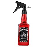 Wassersprüher, 16,9 Unzen Friseur-Friseur-Sprühflasche, Whisky-Spritzflasche, Nebel, Salon, Haarwerkzeuge, Hausgartenarbeit(Rot)