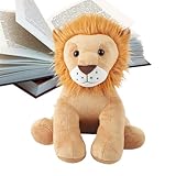 Genérico Löwe aus Plüsch, Löwe, 18 cm, kuscheliges Tier als Sofa-Dekoration, für und Mädchen, Geburtstag, Halloween, Zuhause, Schlafzimmer, Sofa und Auto