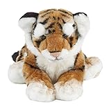 Living Nature Stofftier - Tigerjunges (25cm), Unbekannt, Rotorange mit Schwarzen Streifen