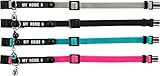 Trixie Katzenhalsband mit Adresslasche, Nylon, farblich sortiert