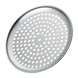 Anulely Perforierte Pizzablech, rund, antihaftbeschichtet, Aluminiumlegierung, gleichmäßiges Erhitzen, Backgeschirr, Pizzablech, Pizzablech für Zuhause, Küche, Restaurant