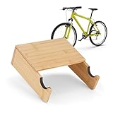 Wandhalterung Fahrrad Holz - Fahrrad Wandhalterung aus Bambus - Rennrad Wandhalter - Fahrradhalterung Wand - Bike Wall Mount - Fahrrad Aufhänger - Fahrradwandhalterungen
