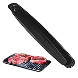 Grill-Tropfschale, Ölauffangschale | Langlebige Fettpfanne mit hitzebeständiger Beschichtung und rostfreier Oberfläche, 36,7 cm Grillzubehör für Kochvorbereitung in Grillstationen oder