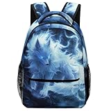 VesFy Cooler Fuchs Schulrucksack Tier Schüler Schultasche Verstellbare Gurte Buchtasche Büchertasche Für Schule Und Reise One Size