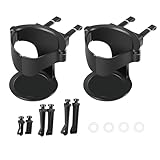 2 Stück Lüftungsbecherhalter fürs Auto, Auto-Becherhalter für Wasser, Auto-Becherhalter, schwarze Auto-Getränkehalter, Expander-Becherhalter fürs Auto, Auto-Kaffeebecherhalter für Flaschen, Becherhalt