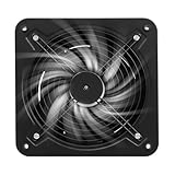 300mm Küchenabzugshaube, 12' Super Luftmenge 2677m³/h Industrielle Wandventilator, Axialventilator Wand Geräuscharm Rohrlüfter für Keller Garage Attic Belüftung und Kühlung, 35 * 35cm