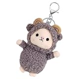 Gefüllter Schlüsselanhänger – Schaf-Kuscheltier-Schlüsselanhänger, Schaf-Ornament-Anhänger Für Rucksäcke, Multifunktionaler Plüschschlüssel, Niedliches Stofftier-Zubehör Für Familie, Kollegen, Freunde