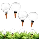 Bewässerungskugeln für Pflanzen, Automatische Pflanzenbewässerung, Selbstbewässerung Bewässerungskugel,Pflanzen Bewässerung Selbstbewässerung für Drinnen und Draußen,4 Stück Wasserkugeln für Pflanzen