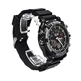WIWACAM 2025-gen 1080P Full HD Kamera Uhr Kamerauhr, mit 32GB Speicher, Infrarot Nachtsicht Mini Kamera