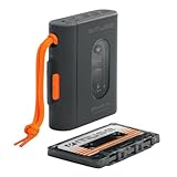 MUSE Kassettenspieler - Tragbarer Kassettenspieler mit Kopfhöreranschluss | Schnelles Aufladen per USB-C - Schickes Design | Schwarz
