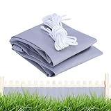 Balkonverkleidung für Apartments 9x7.50m Windschutz Wetterfest UV-Schutz Sichtschutz für Terrasse Außenbereich Garagentor Geländer Hinterhof Decktüren