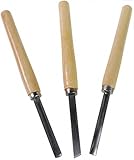 3 Drechselmesser Set Drechselbeitel Drechseleisen Drechselbank Holzbeitel Beitel