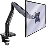 Invision Monitor Halterung für die 24-40 Zoll Bildschirme VESA 75-100 mm, Ergonomisch, Höhenverstellbar, Neigbar, Ausziehbar 2-15 kg (MX450)