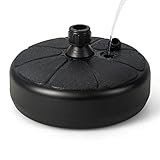 COSTWAY Sonnenschirmständer befüllbar, Schirmständer für Schirmstangen von 38 mm, Ø37 cm Marktschirmständer Sonnenschirm Ständer für Garten, Balkon
