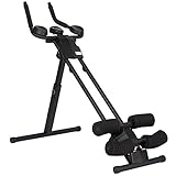 Ultrasport Bauchtrainer Ultra 150 Curved, Fitness Power AB Trainer. Platzsparender Bauchmuskeltrainer für Muskelaufbau, Fitness und als Unterstützung beim Abnehmen, alles in einem Gerät