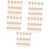 YARNOW 5 Sätze Pflanzen-einsteckschild Etikett Bodenpflanzen-kennzeichnungsschild Pflanzenmarker Für Den Garten Vermehrung Pflanzentopf Für Drinnen Anlage Hölzern 50 Stück * 5