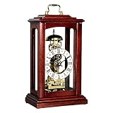 Wecker Tischuhr Mechanische Schreibtischuhr Chinesische Wohnzimmer Antike Uhr Retro Europäische Studie Ornamente Holz Schreibtischuhr