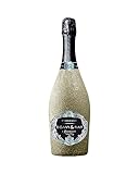 SCAVI & RAY Prosecco DOC Spumante Glitzer Gold Bling Bling, extra trocken, fruchtig frischer Schaumwein aus Italien, 11% Vol. Alkohol, 0,75l - perfekt für festliche Anlässe oder als Geschenkidee