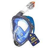 Best Sporting Schnorchelmaske Erwachsene I Taucherbrille mit Schnorchel & Parnoramascheibe I langlebige Tauchmaske Erwachsene mit Dry-Top I Tauchmaske Vollgesichtsmaske I Snorkeling Mask