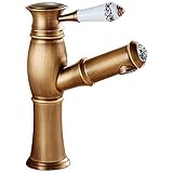 -Wasserhähne,Wasserhähne,Moderner Hochdruck-Leistungsstarker 360°-Wasserdurchfluss Hochbogen-Schwanenhals Einloch-Einhand-Schwenkauslauf Herausziehbarer Küchenarmatur Polierte Mischbatterien/Hohe 210