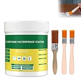 1 Stück Transparente Wasserdichte Versiegelung 2024 Neu High End Transparente Beschichtungsmittel Transparentes Wasserdichtes Beschichtungsmittel für Badezimmer Toilette Fliesen Wände Dach (300g)