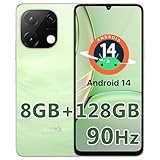 UMIDIGI G9T Handy,Android 14 Smartphone Ohne Vertrag,6.75 Zoll 90Hz,8GB Ram 128GB Rom1TB,5000mAh,13MP 8MP,Dual SIM 4G Simlockfreie Handys, Fingerabdruck Face ID,GPS,2.4G 5G WiFi Grün